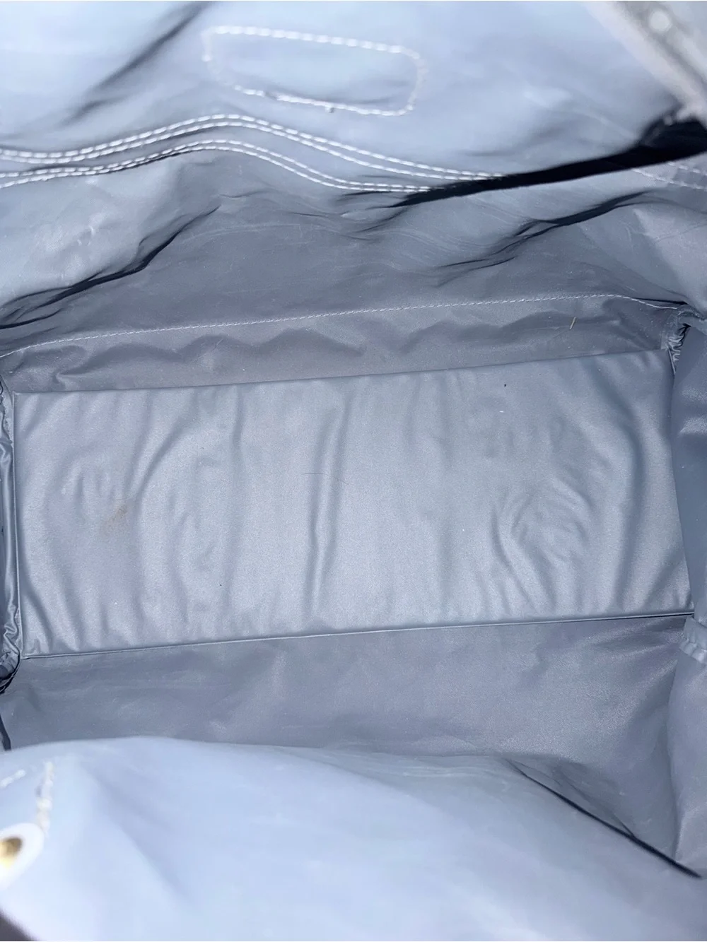 Gray Men's Duffel Bag with Shoulder Strap